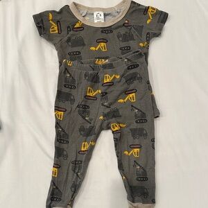 Gerber Gray Construction Print Kids Pajamas